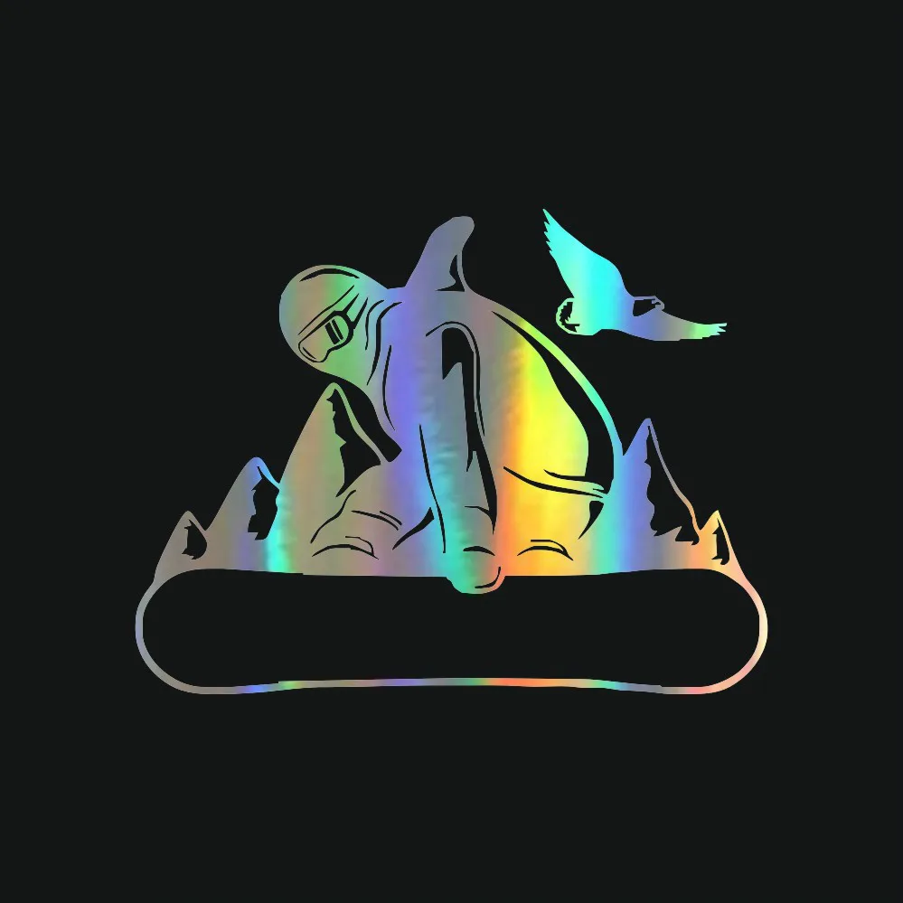 

car sticker15*12CM Fashion Snowboarding Mountain Extreme Sports Car Styling Decoration Door Body Window KK Vinyl Stickers