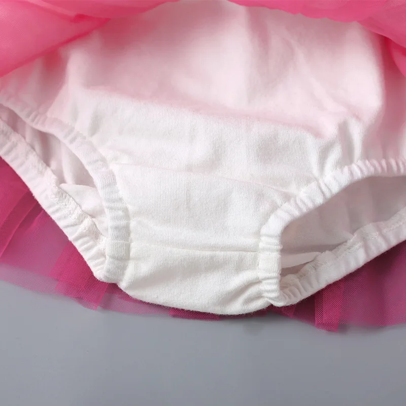 Юбка принцессы для маленьких девочек 2 шт. с головным убором на 0-24 месяца розовая