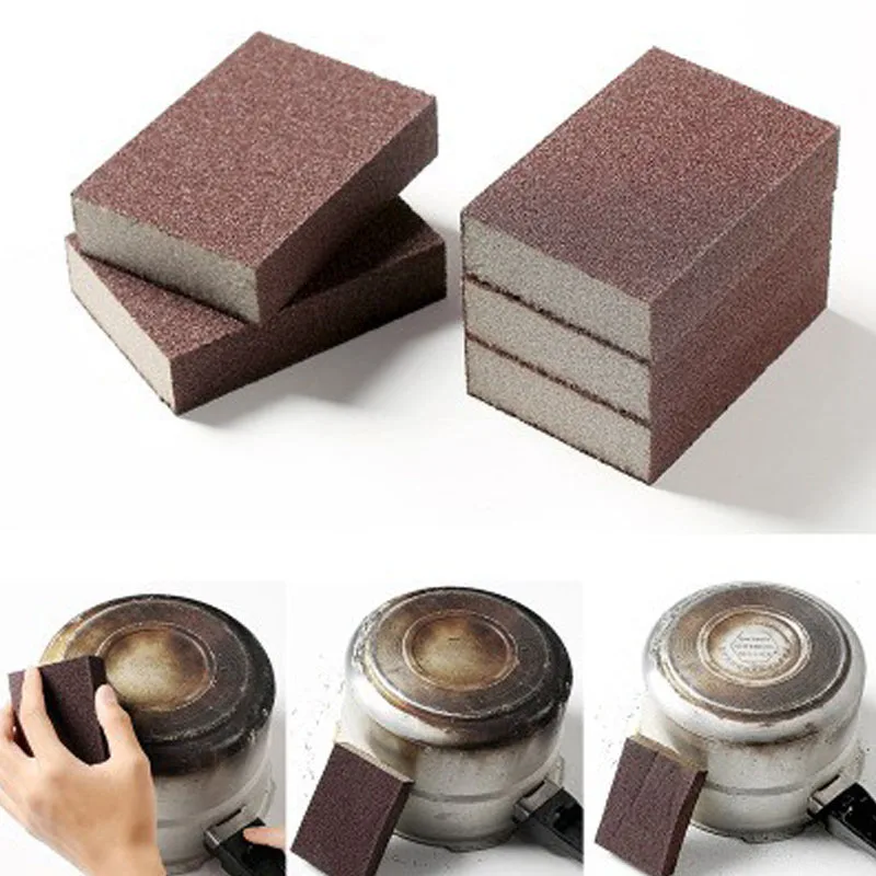 

5 шт., губка для чистки кухни, 100 х70х25 мм
