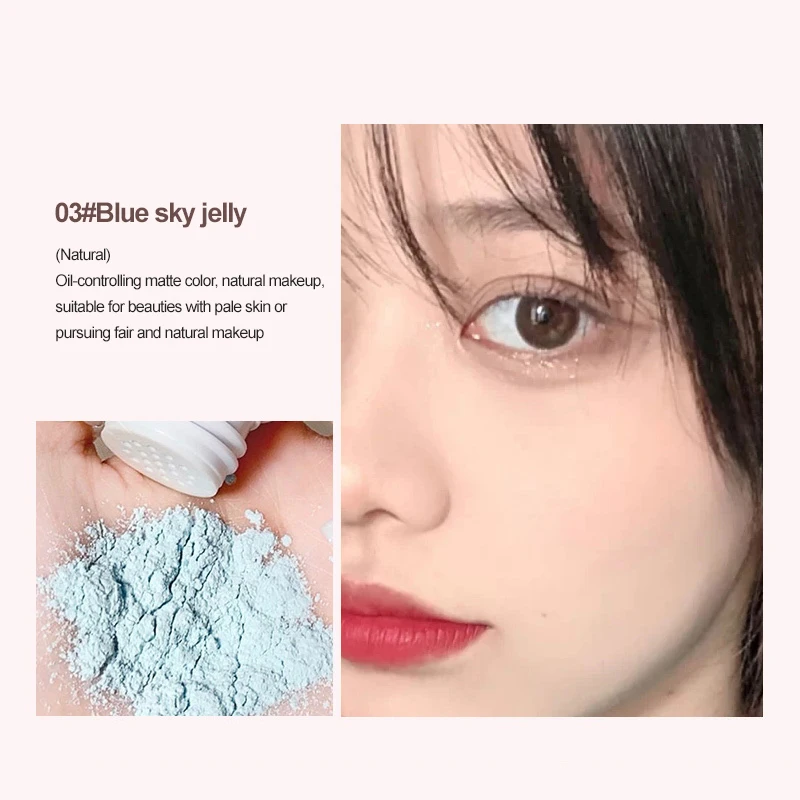 1 ПК Маленькая детская бутылочка рассыпчатого пудры с матирующим эффектом, долговременным консилером, водонепроницаемым прозрачным финишным покрытием TSLM1