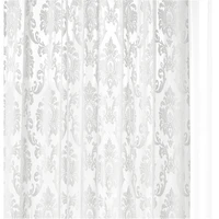 decoration velvet yarn sheer blind curtains for living room european white all match luxurious window screening garden curtain
