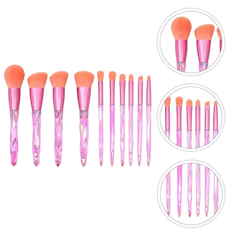 

10pcs Makeup Brushes Face Powder Brushes Face Makeup Tools Women Gifts
