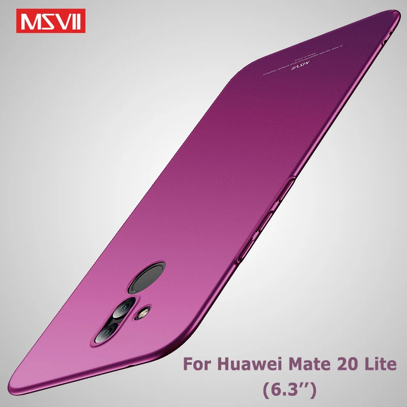 Для huawei mate 20 Lite чехол Msvii Тонкий для X Pro Чехол Жесткий PC |
