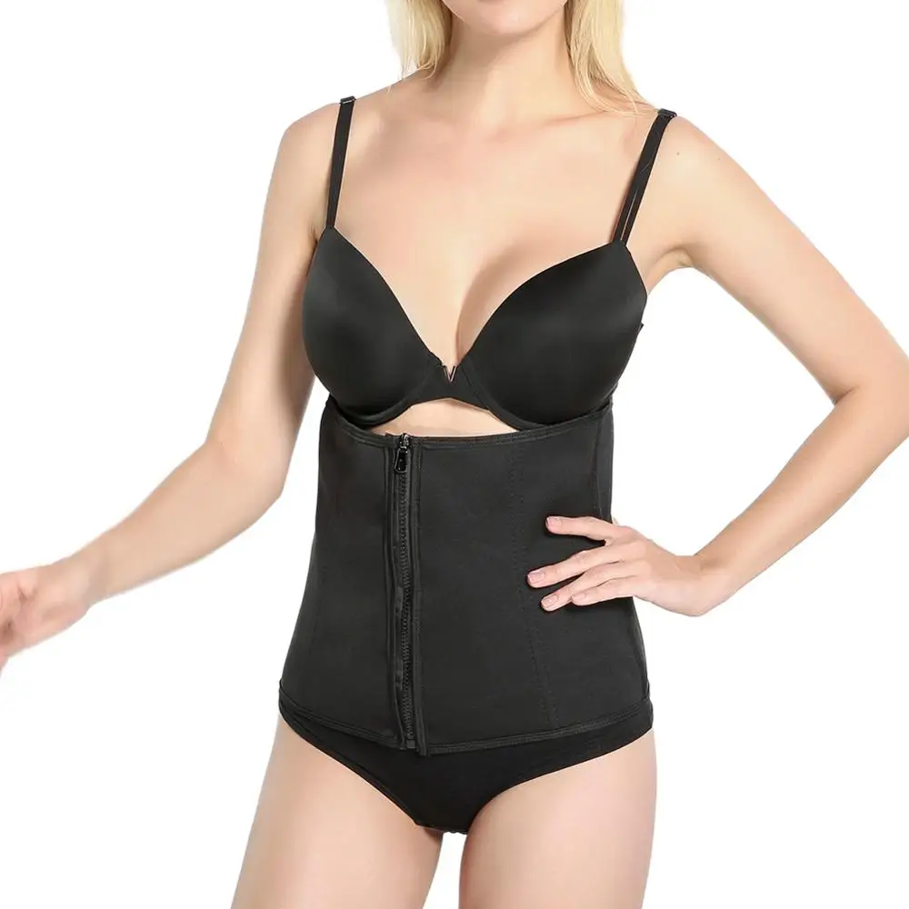 Женский неопреновый корсет на молнии с крючками | Женская одежда