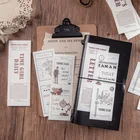 JIANWU 30 листов ежедневный планировщик блокнот креативный английский базовый декор материал бумага DIY Журнал без липкости