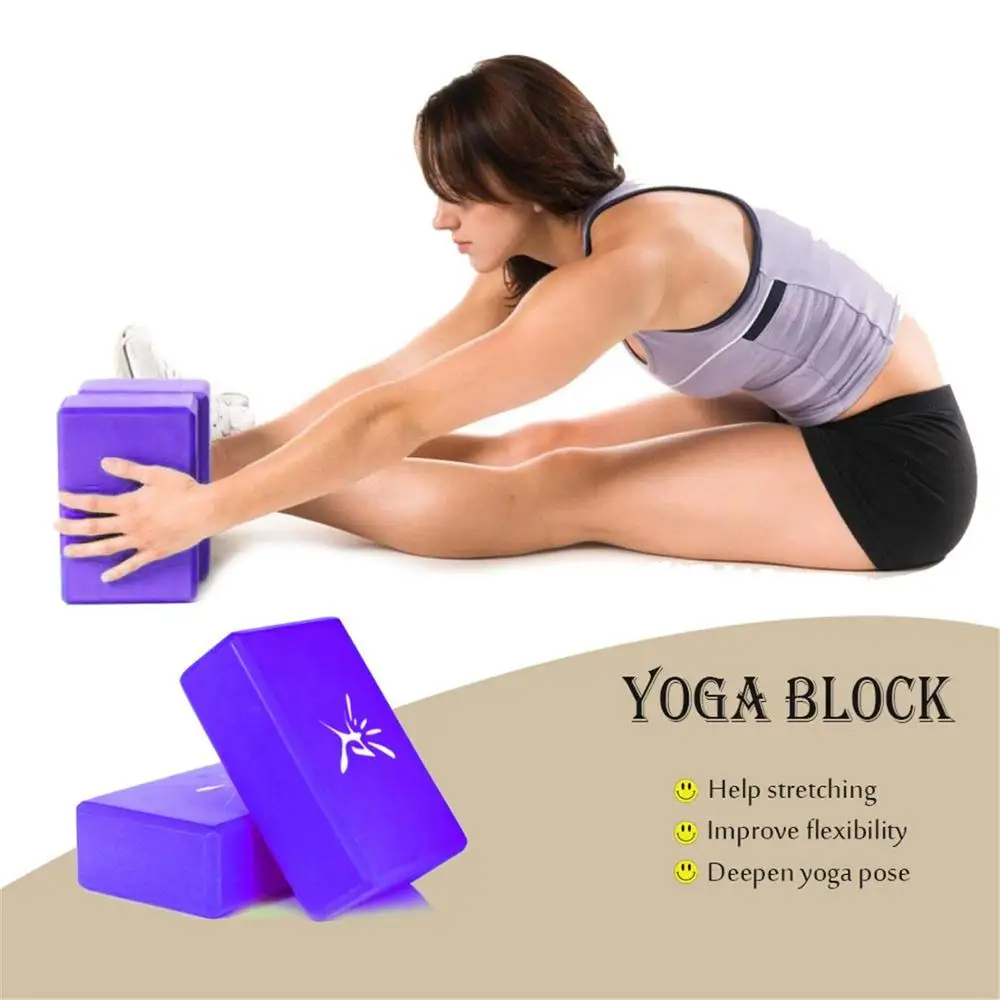 Новая высокая плотность EVA пены Печатных Йога блок упражнения фитнес кирпич для