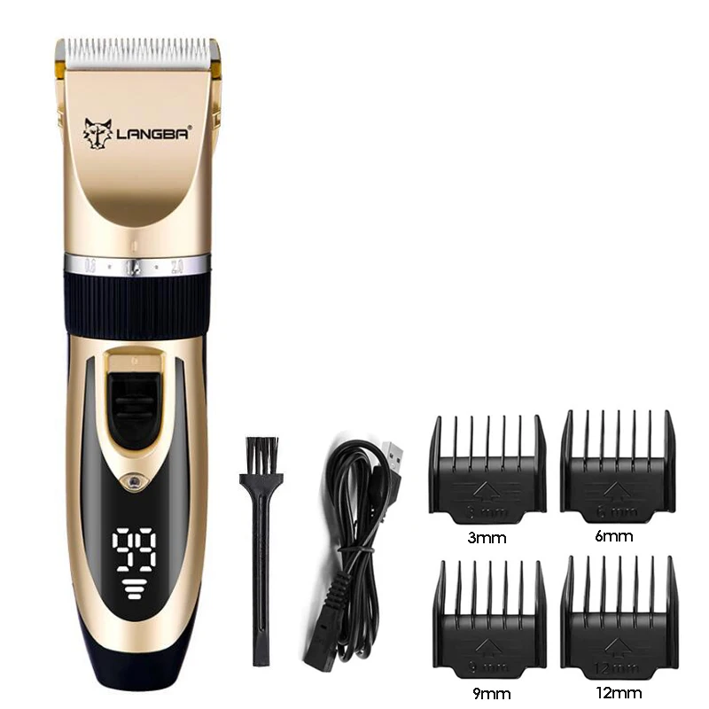 Электрическая машинка для стрижки домашних животных профессиональный набор