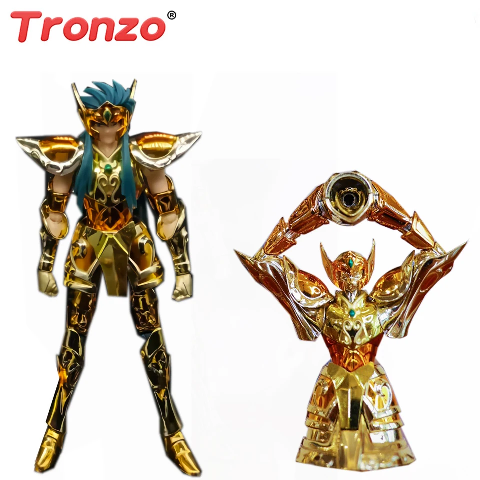 Tronzo 2 шт./компл. SG модель Saint Seiya Aquarius Camus Gold форма объекта ПВХ фигурка игрушки DDP