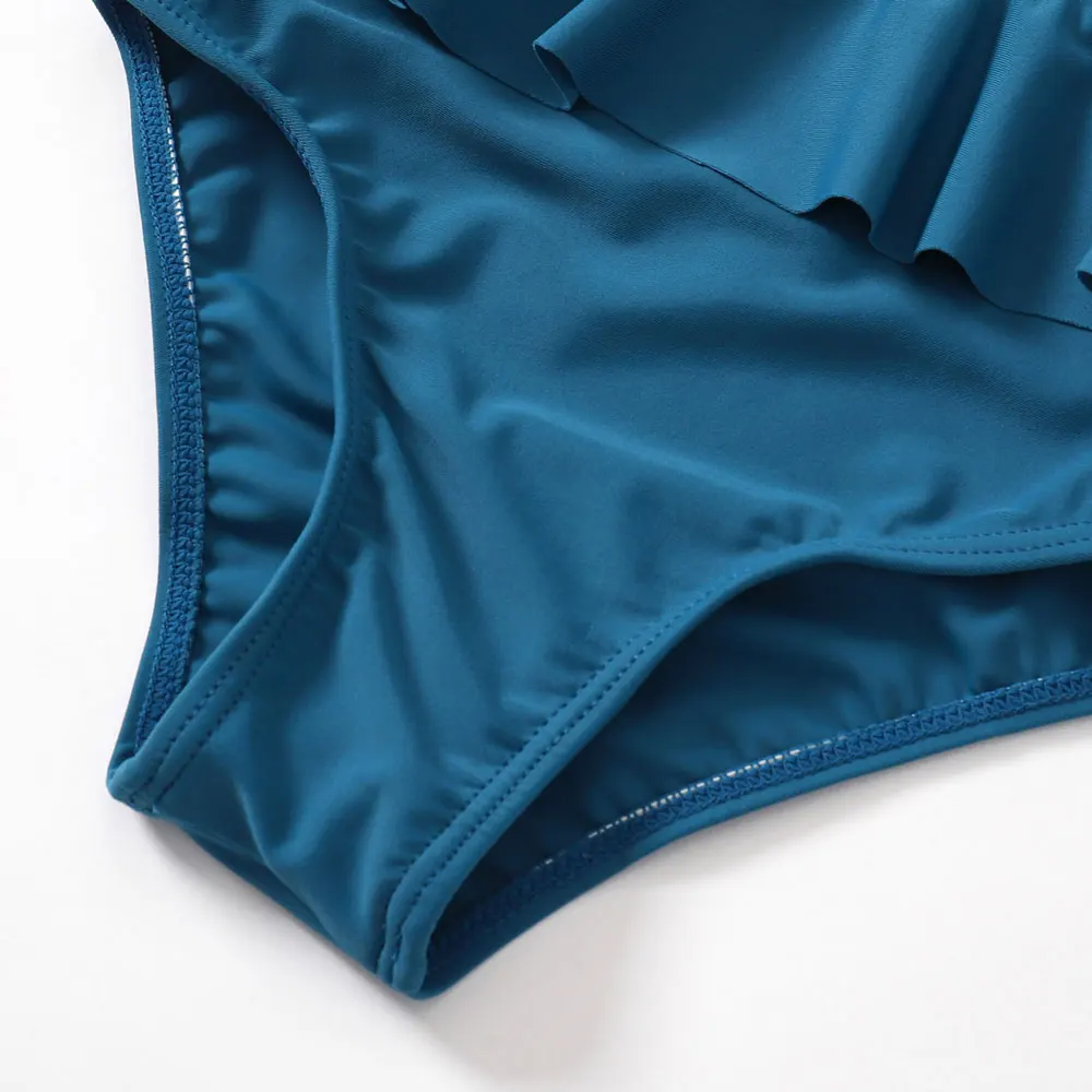 Семейные комплекты бикини для мамы и дочки пляжные шорты в полоску папы сына