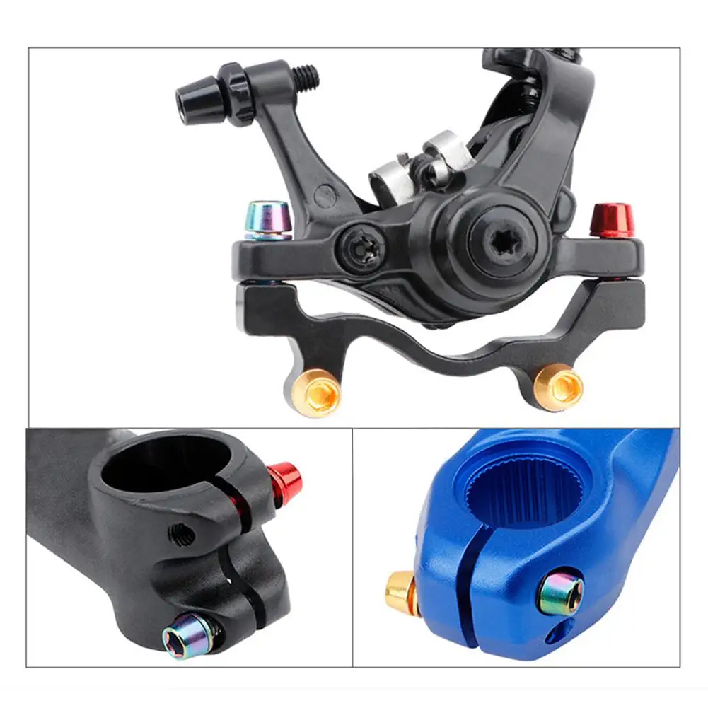 

Pcs M6*18mm Bolt Stainless Steel for Disc Brake Caliper Clamp MTB Bike Bicycle Stable Screw Crank Lock Bolts for Road