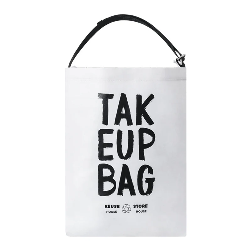 

Hanging Storage Bag Kitchen Paper Tissue Holder Dispenser Wall-mounted Fabric Garbage Bag Reusable Household Organizer New