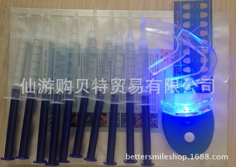 Набор для отбеливания зубов по dhl или ems 100 комплектов гелевые подносы