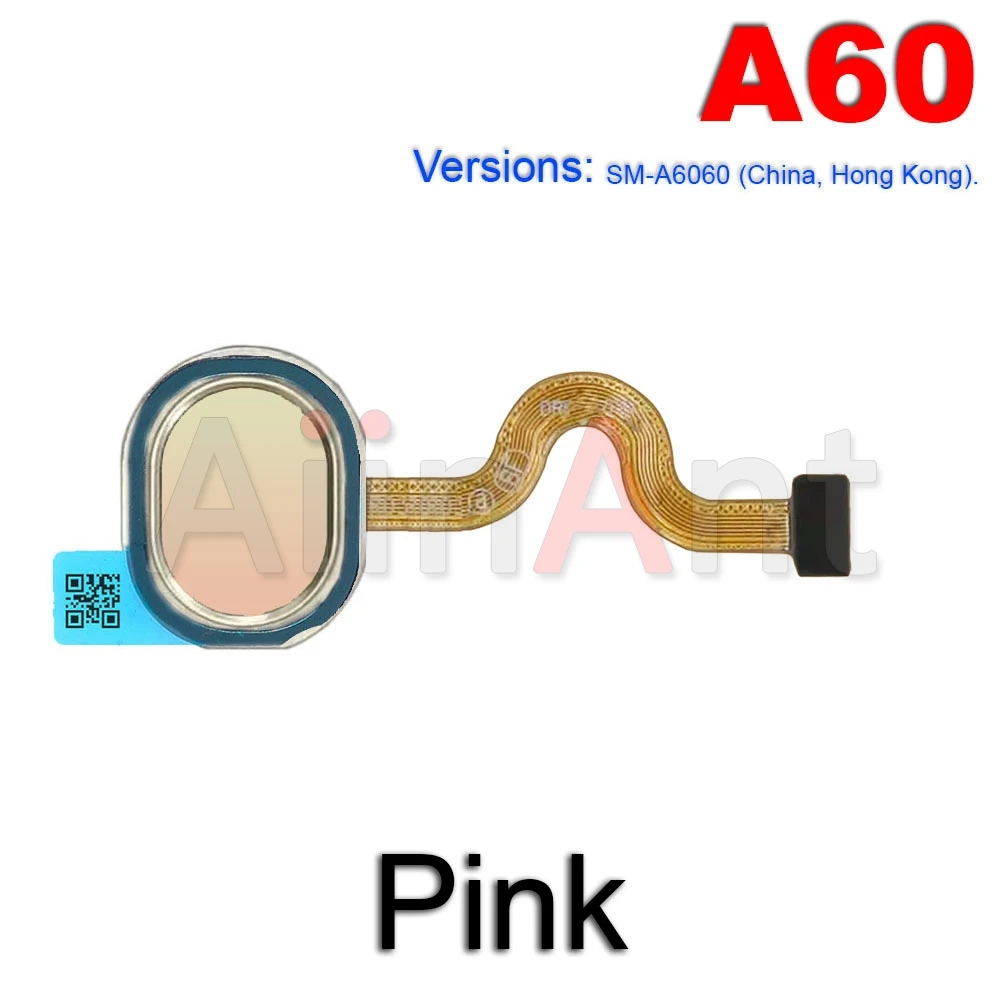 

Original Home Button Touch ID Fingerprint Sensor Flex Cable For Samsung Galaxy A60 A6060 A606F A606Y A606