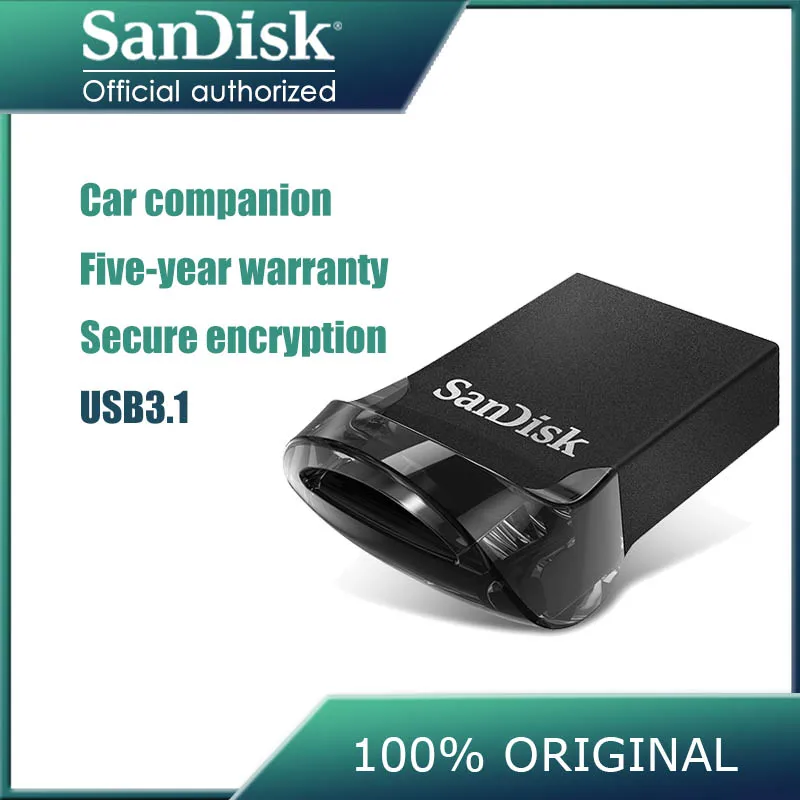 Двойной Флеш накопитель SanDisk натуральная CZ430 USB флэш 64 Гб оперативной памяти 16