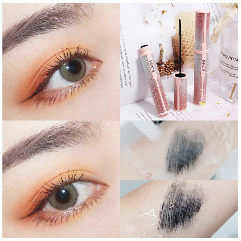 Тушь для ресниц макияжа быстросохнущая Подкручивающая с эффектом звездного неба