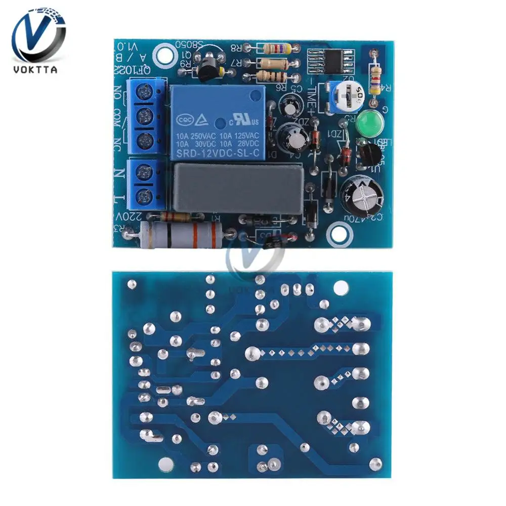 Реле времени с задержкой 220 В переменного тока модуль переключателя