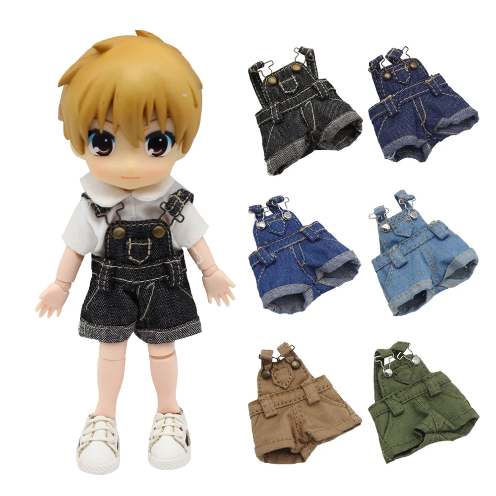 1/12 BJD Dolls Obitsu 11 doll dress overalls clothes for OB11 short pants | Accessories