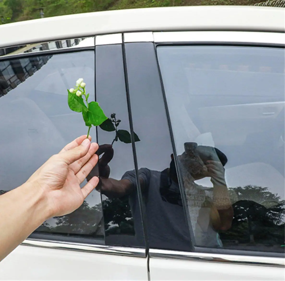 Подходит для города и страны 2008-2016 большой автофургон 2008-2020 10 шт. глянцевая черная