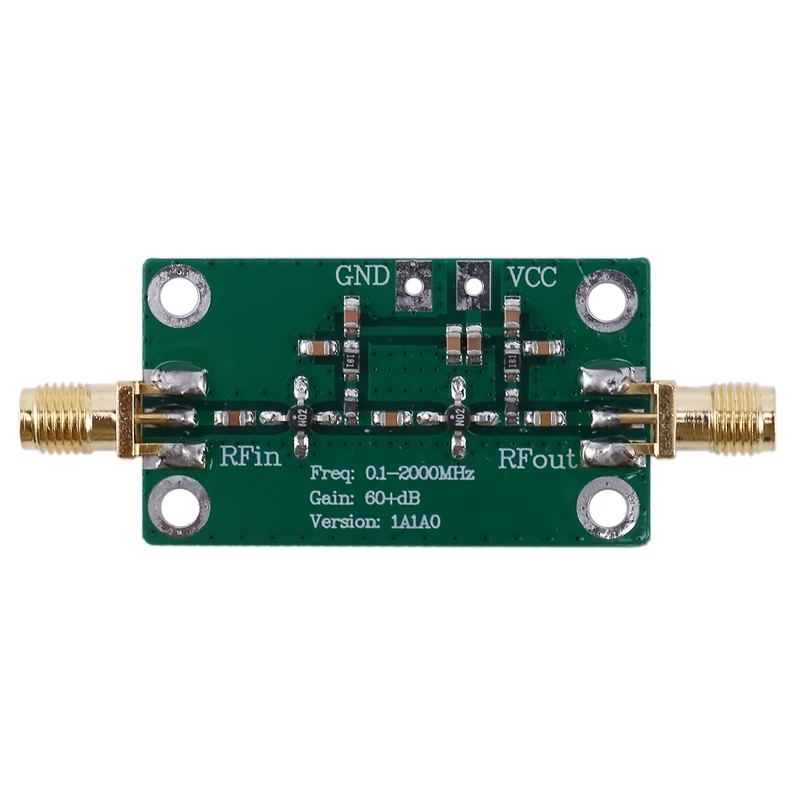 

Новинка 0,1-2000 МГц Gain 60Db фотографический модуль LNA плата LNA 0,1 ~ 2 ГГц