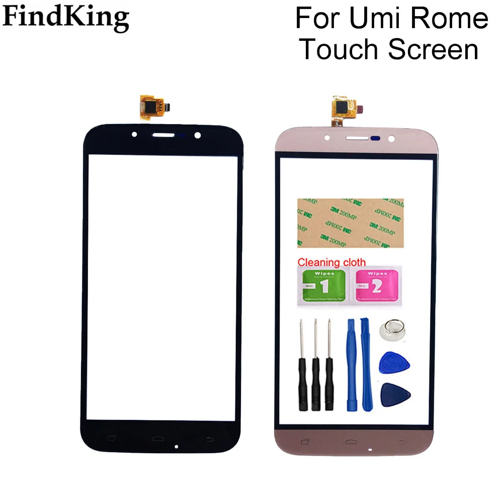 

5.5inch Touch Screen Glass For UMI ROME UMI ROME X Touch Screen Touch Digitizer Panel Front Glass Tools Adhesive