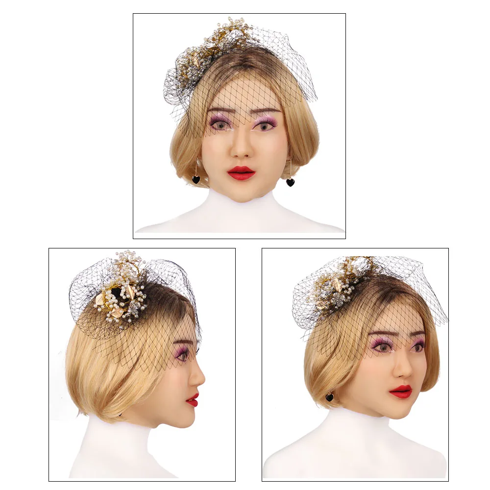 Мягкая силиконовая Маскарадная маска Анжелы для транссексуалов мужчин и женщин