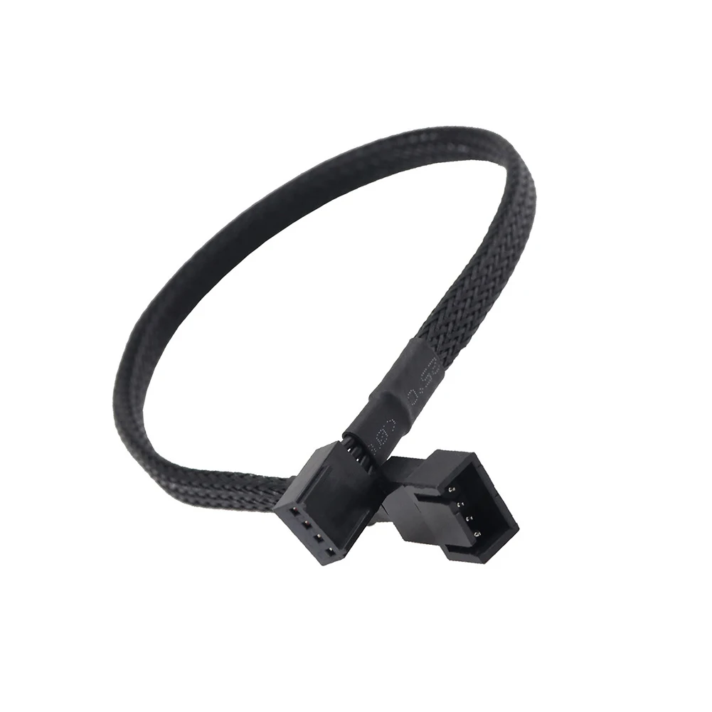 

30cm PVC poly edge 4 PlN fan cable Motherboard PC Computer Case CPU Fan Extension Adapter Cable Cooling System Accessories