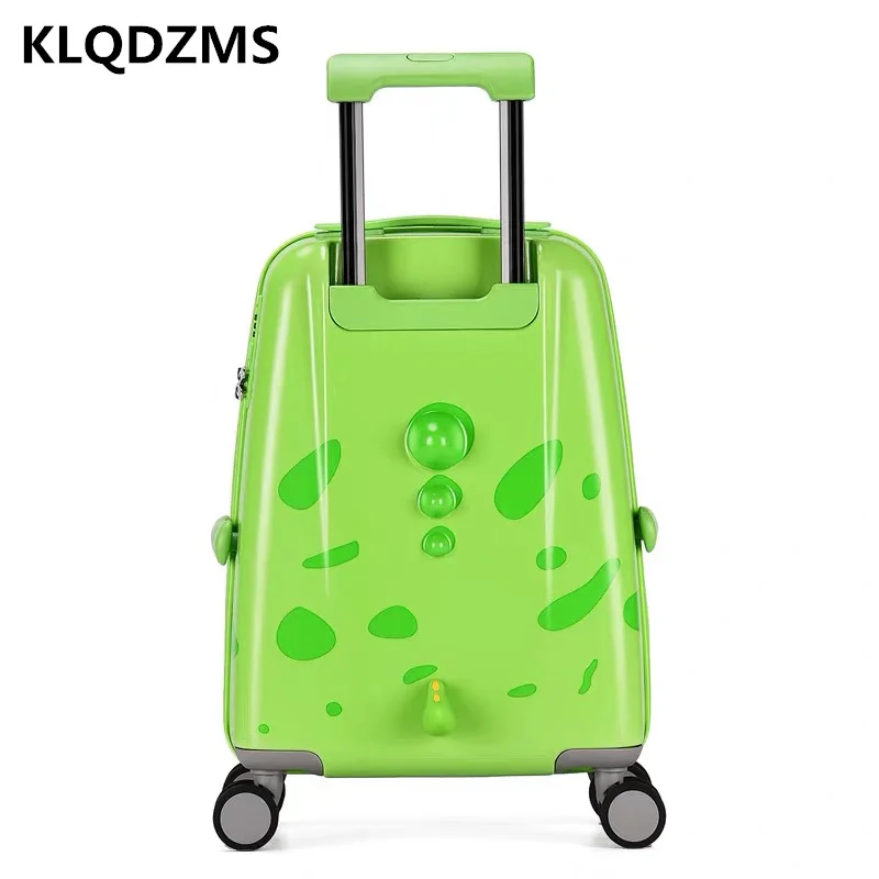 Детский чемодан на колесиках KLQDZMS 20 дюймов с рисунком динозавра | Багаж и сумки