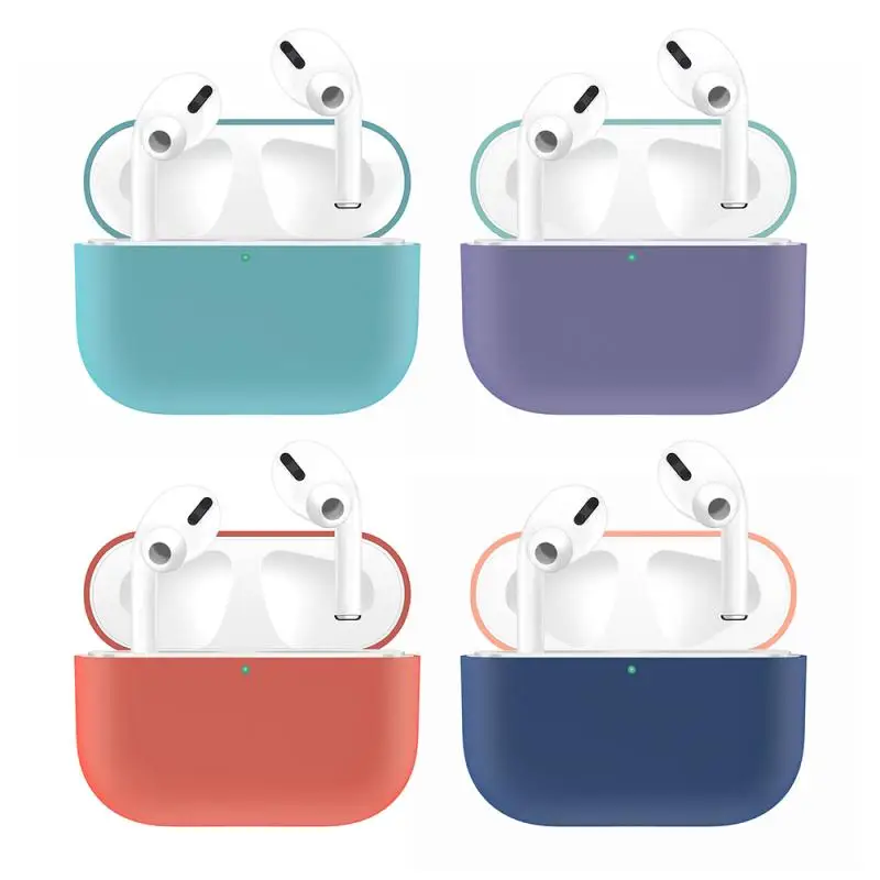Чехол для наушников Apple AirPods Pro силиконовый чехол беспроводных Bluetooth Air Pods защитный