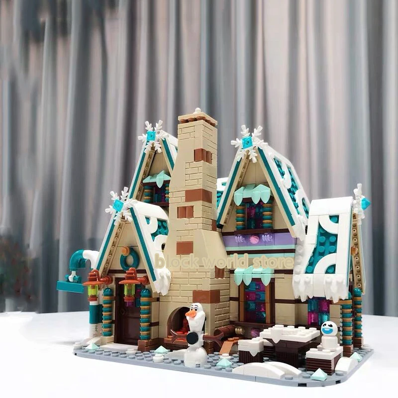 Ледяная и Снежная принцесса Эльза Волшебный дом 1087 шт волшебный замок