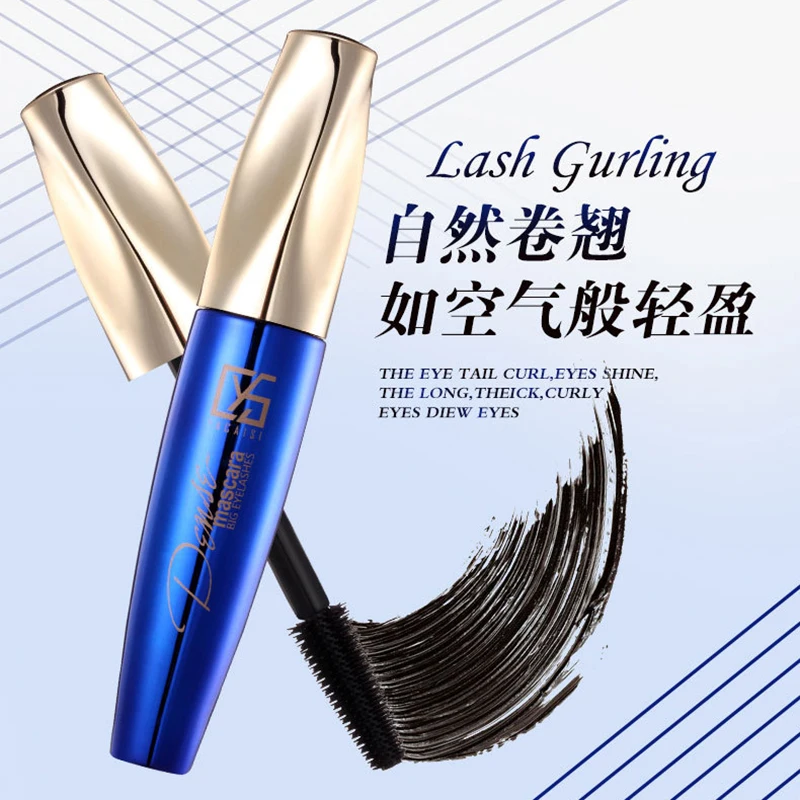 Тушь 4D водостойкая для наращивания ресниц густая Удлиняющая Черная 3d тушь глаз