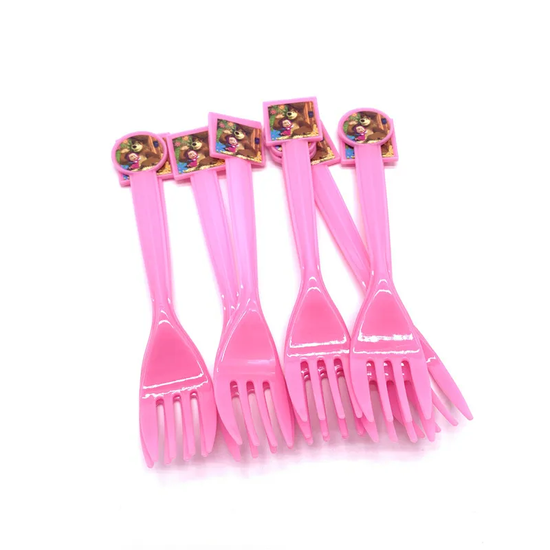 95 шт/125 pcs с днем рождения с героями мультфильма «Маша и Медведь» детский душ вечерние украшения набор баннер скатерть стакан с соломинкой пластины Сделано в Китае