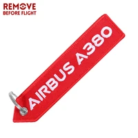 airbus a380 keychain llavero aviation gifts auto embroider key ring aviation gifts key ring tag fobs customized keychains
