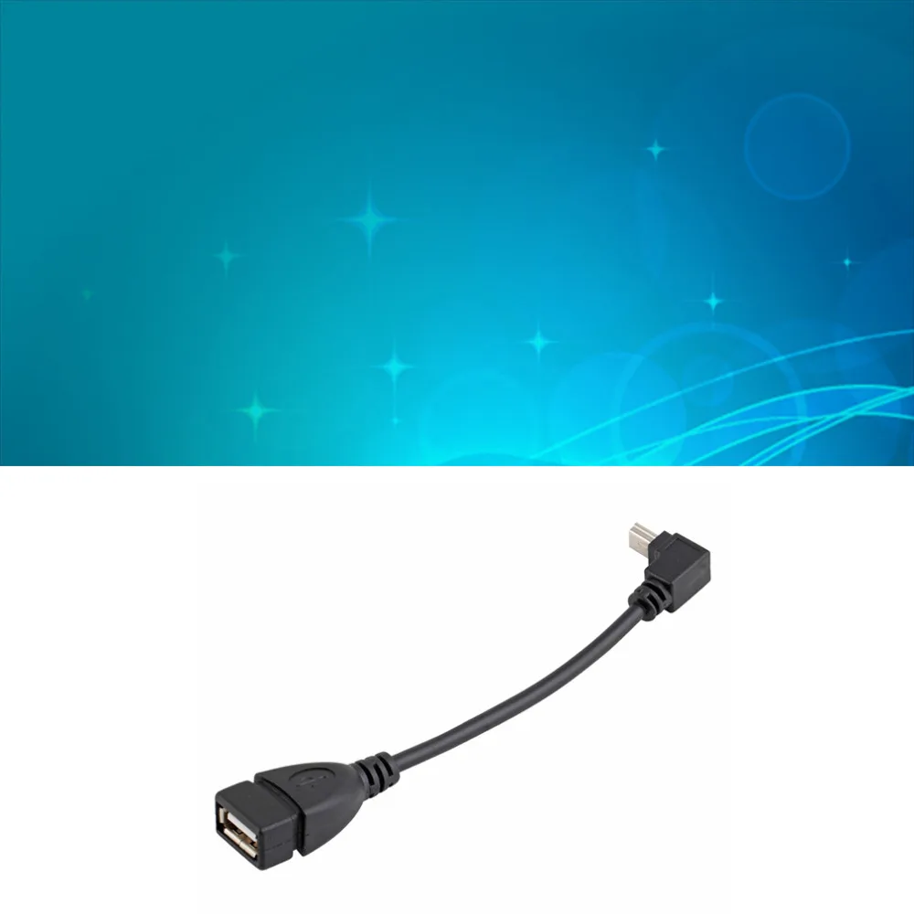 

1pcs High Quality 10CM USB A Female to Mini 5P USB B Male Conversion Adapter OTG Cable up to 480Mbps Upwards Wholesale