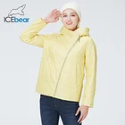 Icebear 2021 Новинка Осеннее Женское пальто модная повседневная женская одежда Высококачественная куртка с капюшоном GWC21029D