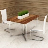 dining chairs 2 pcs white faux leather
