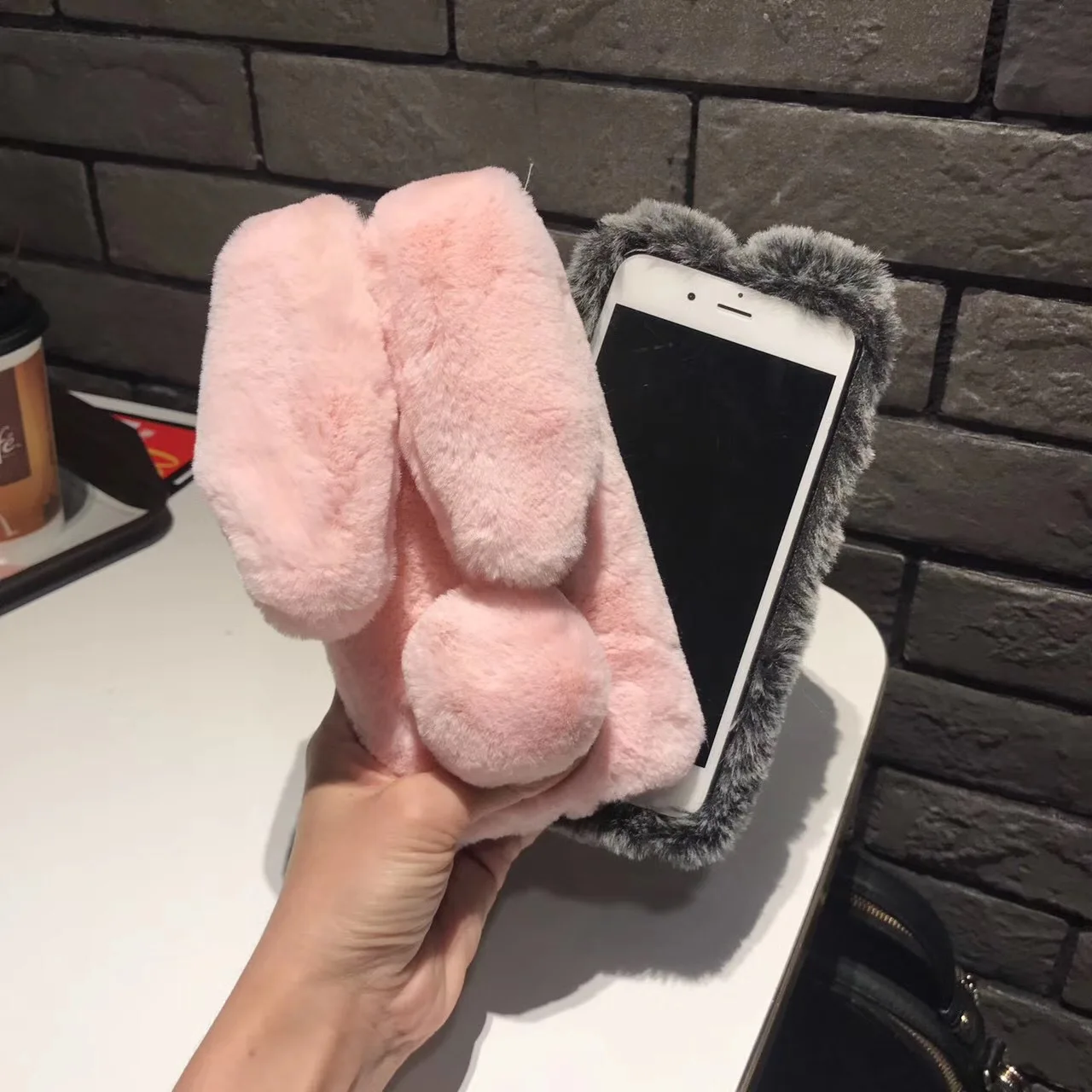 Чехол из кроличьего меха для Huawei P10 Lite P20 Pro Plus P9 P8 2017 Nova 2 2i 2S 3 3E 3i P Smart Plus|Бамперы| |