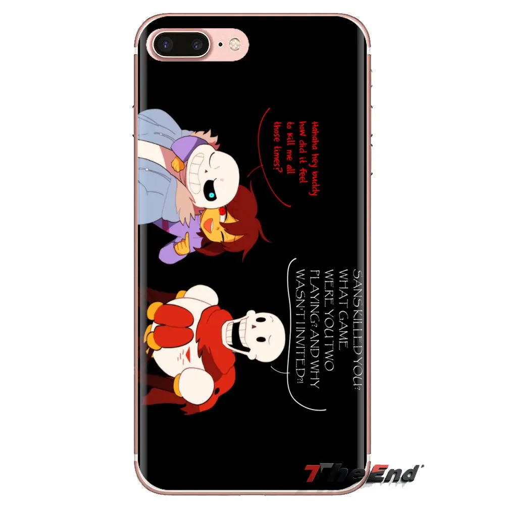 Мягкие прозрачные чехлы Чехлы для iPod Touch Apple iPhone 4 4s 5 5S SE 5C 6 6S 7 8 X XR XS Plus MAX игра Undertale
