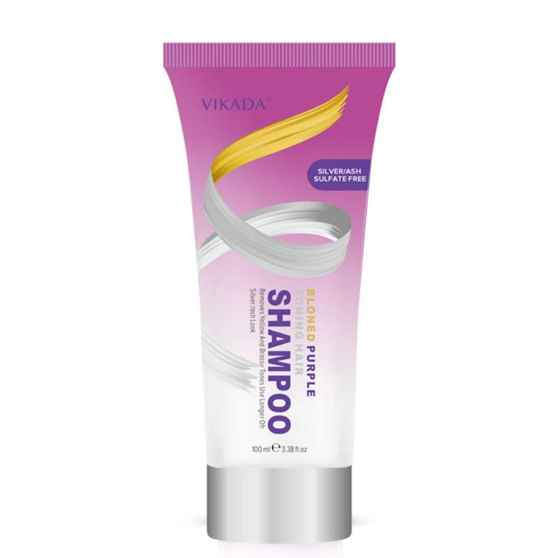 100 мл Новый профессиональный тонизирующий шампунь для волос удаление желтого