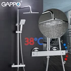 Термостатические Смесители для душа GAPPO, набор Водопад, Душевая система для ванны, настенный кран