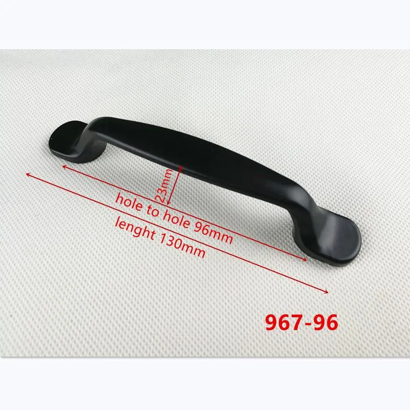 Черные ручки для шкафа из цинкового сплава выдвижных ящиков в американском стиле