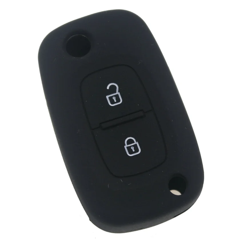 1 шт. 2 кнопки силиконовый откидной складной чехол для дистанционного ключа от