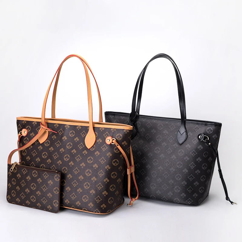 

2021 new European and American brand texture handbag single shoulder cross carrier mother bag handbag large capacity