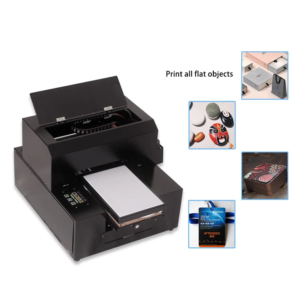 Многофункциональный УФ планшетный принтер A4 размер подходит для Мобильный