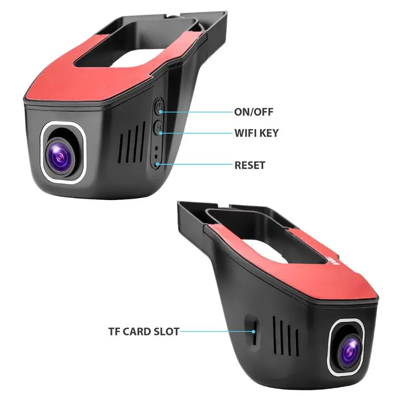 

1080P Driving Recorder Wifi App Control Wide Angle Dashboard DVR Camera Dash Cam Video Recorders