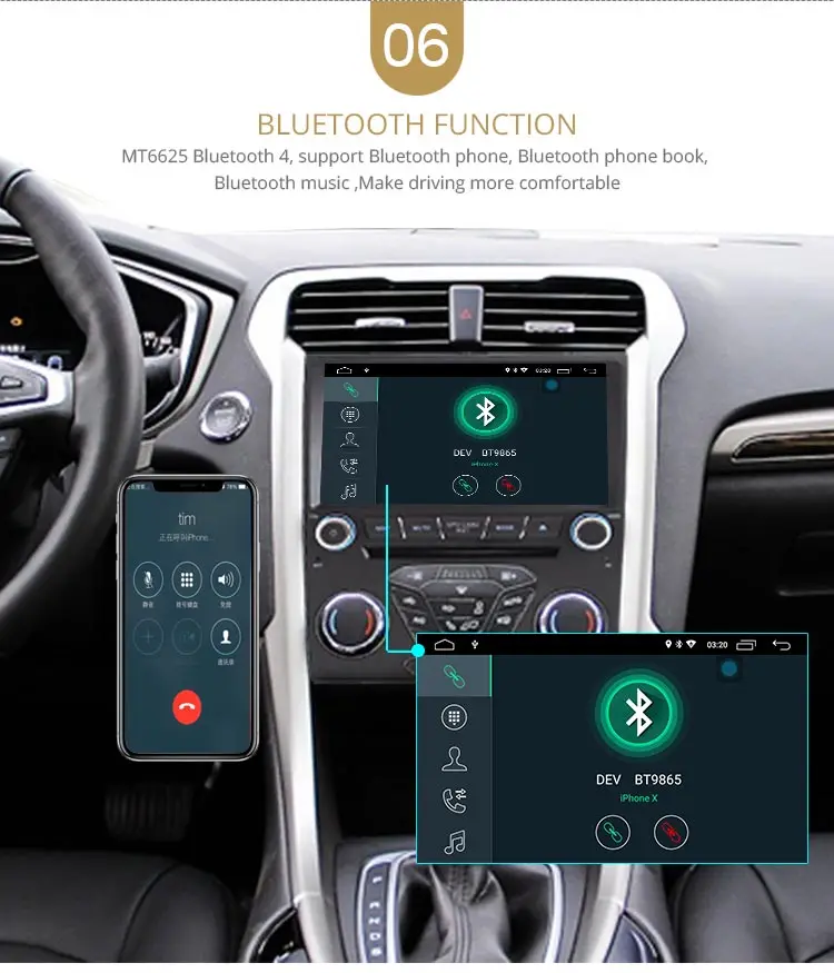 LJDA Android 10 автомобильный мультимедийный плеер для Ford Mondeo Fusion 2013 gps Навигация стерео CD DVD плеер wifi 1 Din автомагнитола