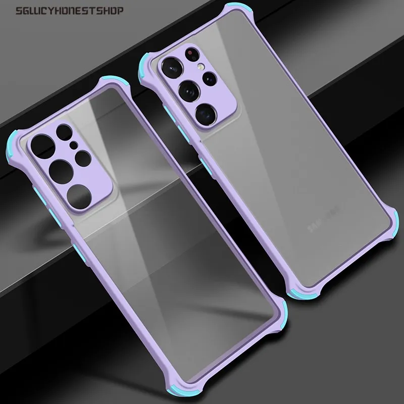 

Matte Hybrid Case For Samsung Galaxy A52 A72 A32 A12 A42 5G A50 A51 A71 4G A02 A02S A31 A21S A30 A20 Shockproof Cover Cases