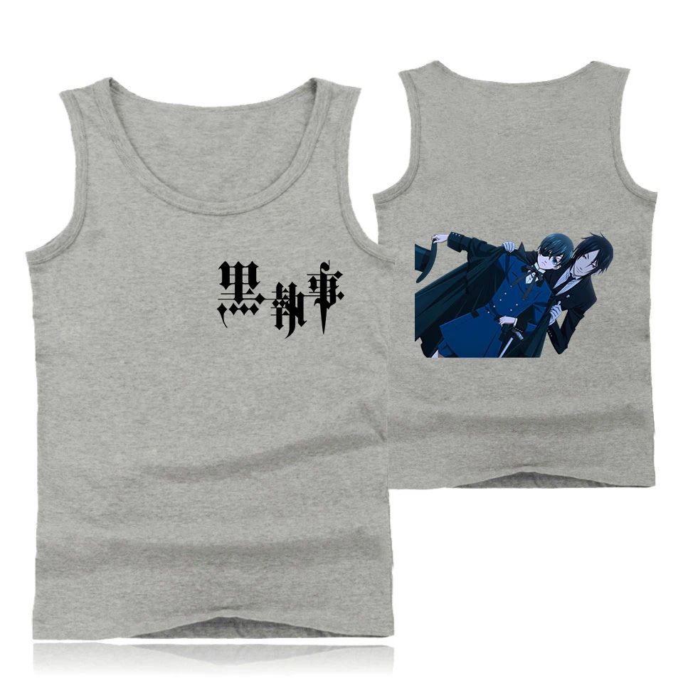 Black Butler New vest top men summer sleeveless fashion 2019 hot trend casual clothing | Мужская одежда