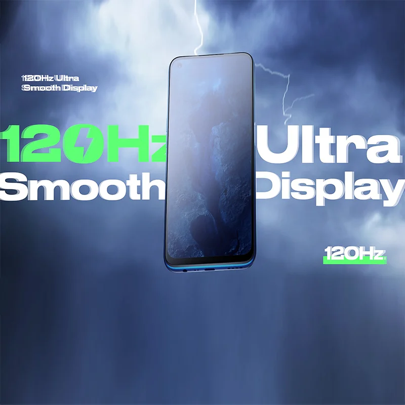 Realme 7 5G глобальная версия 6 + 128 Гб полноэкранный 120 Гц Ультра гладкая Дисплей 48MP