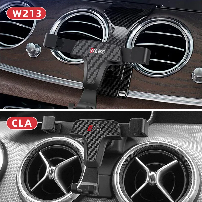 Для Mercedes Benz W205 W213 CLA GLC GLA мерседес держатель для телефона в машину держатель телефона в авто крепление автодержатель для смартфона автомобильный держатель подставка автомобиль попсокет car phone holder
