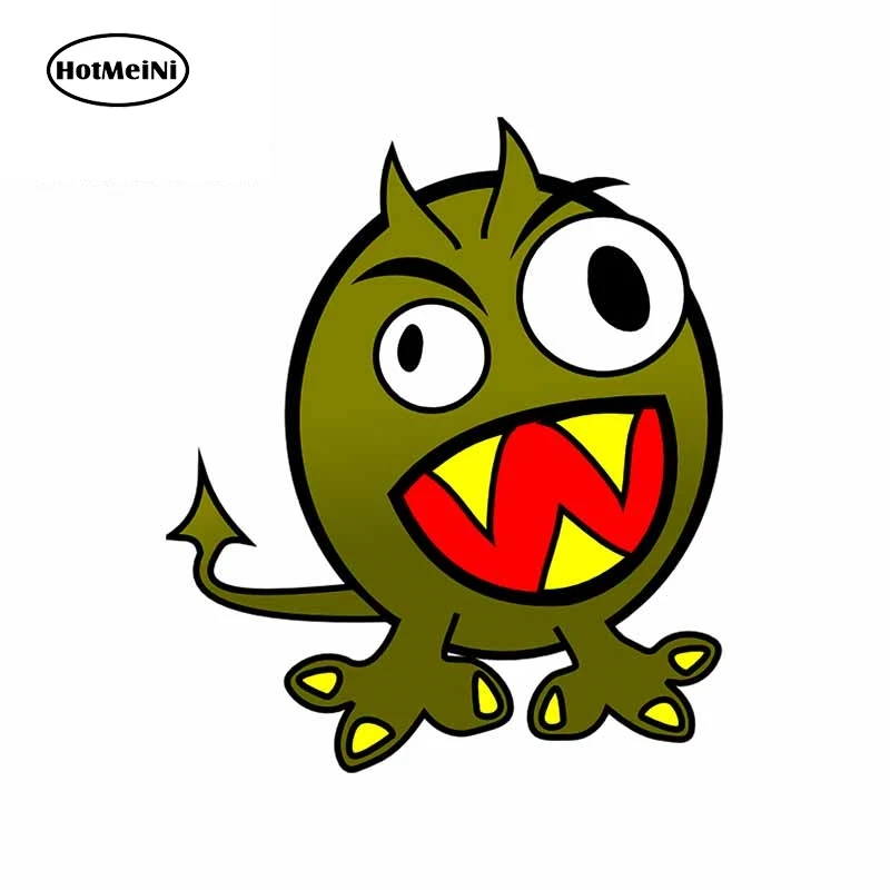 

Забавные мультяшные наклейки и наклейки для автомобиля HotMeiNi 13 см x 11 см Molumen Monster, защита двери автомобиля, украшение для ноутбука JDM